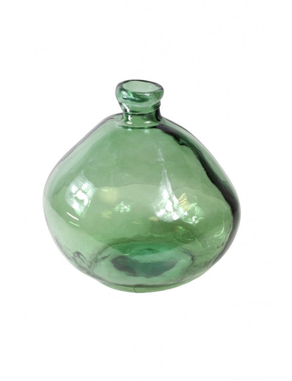 Trouva Murano Green Recycled Glass Vase 8052