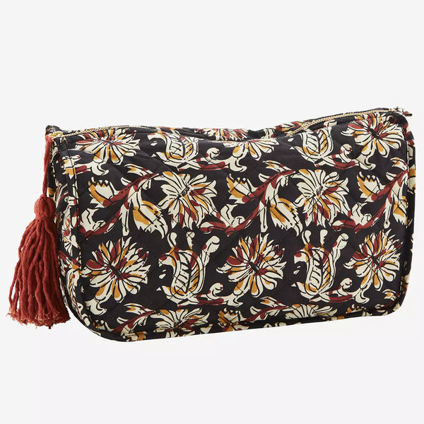 Large Printed Washbag with Tassle