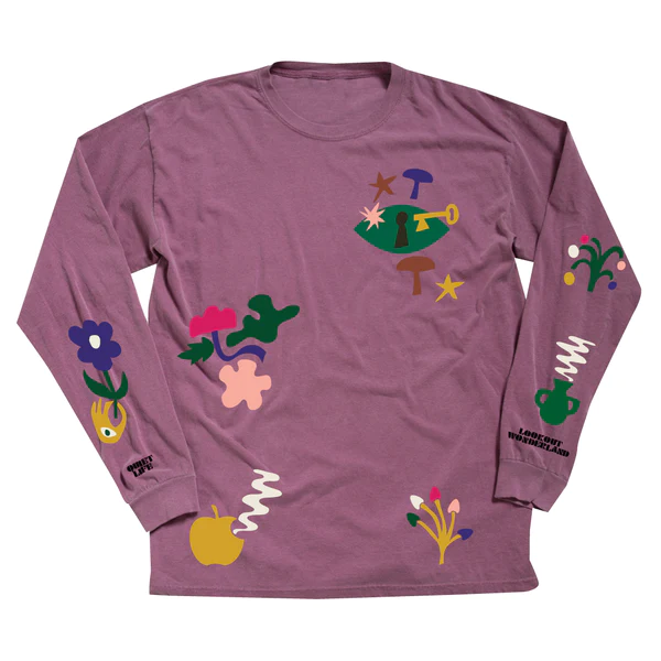 Lookout & Wonderland LS T-Shirt - Berry