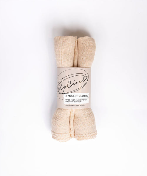 Organic Muslin Face Cloths