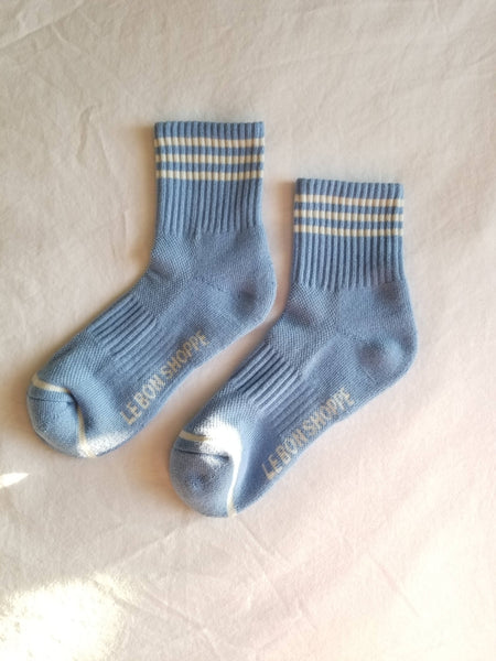 Le Bon Shoppe Parisian Blue Girlfriend Socks