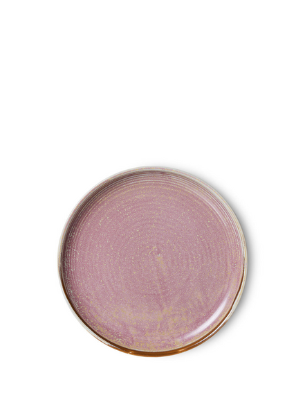 HK Living Chef Ceramics Side Plate In Rustic Pink