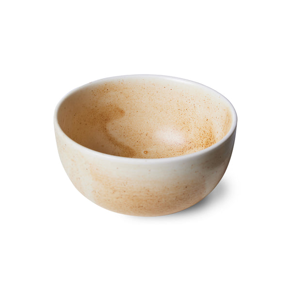 HK Living | Chef Ceramics: Bowl - Rustic Cream/brown