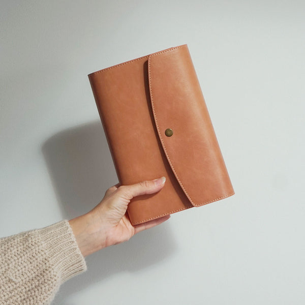 Vegan Leather Organiser | Cover For Planner In Blush