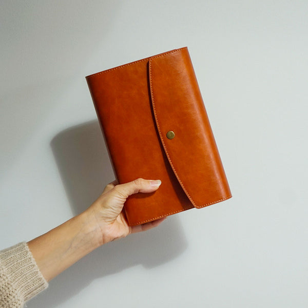 Vegan Leather Organiser | Cover For Planner In Tan