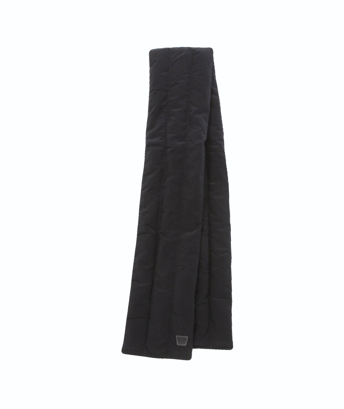 Black Noto Tech Stripe Down Scarf