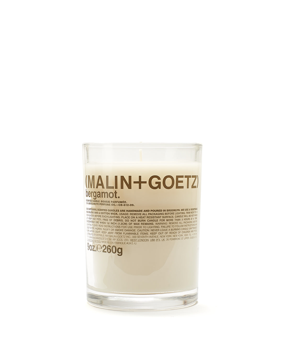 Malin + Goetz Bergamot Candle 9oz