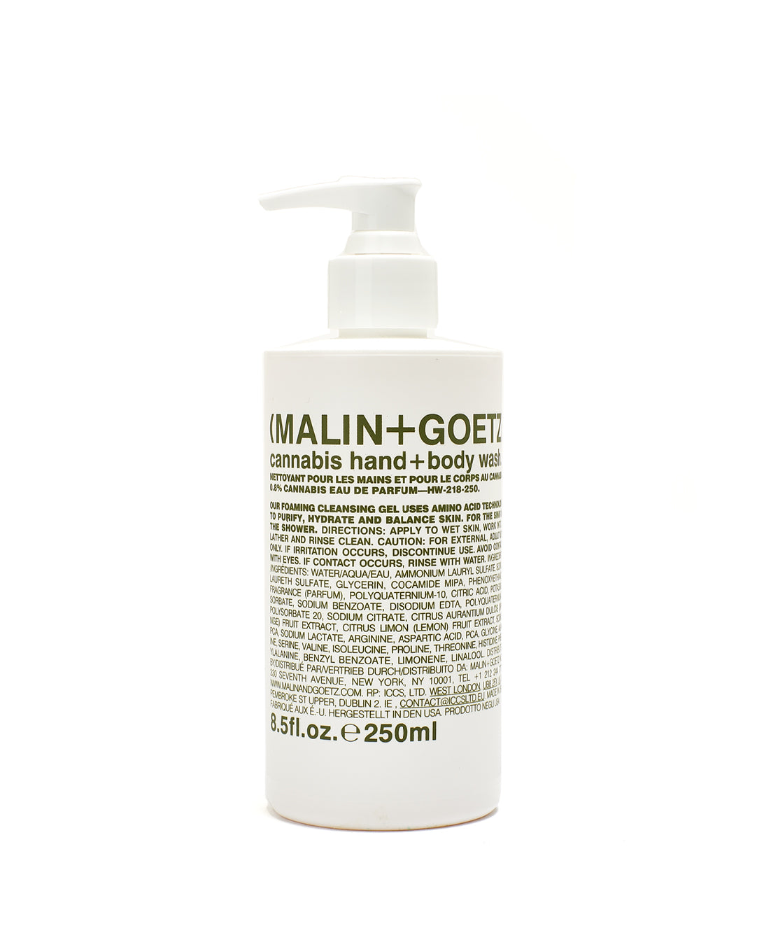 Malin + Goetz Cannabis Hand + Body Wash 8.5oz