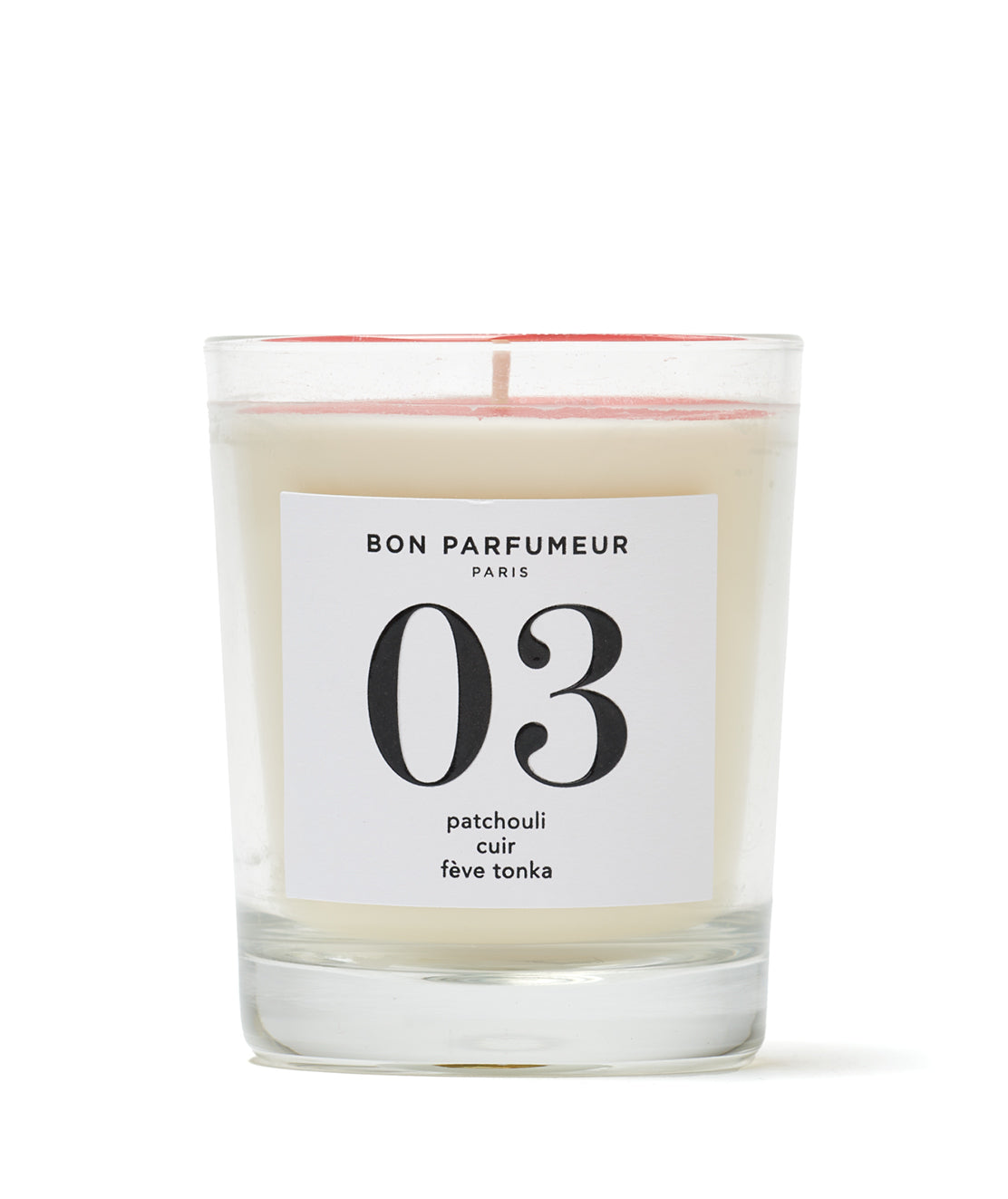 Bon Parfumeur 03 patchouli Leather Tonka Bean Candle One Size