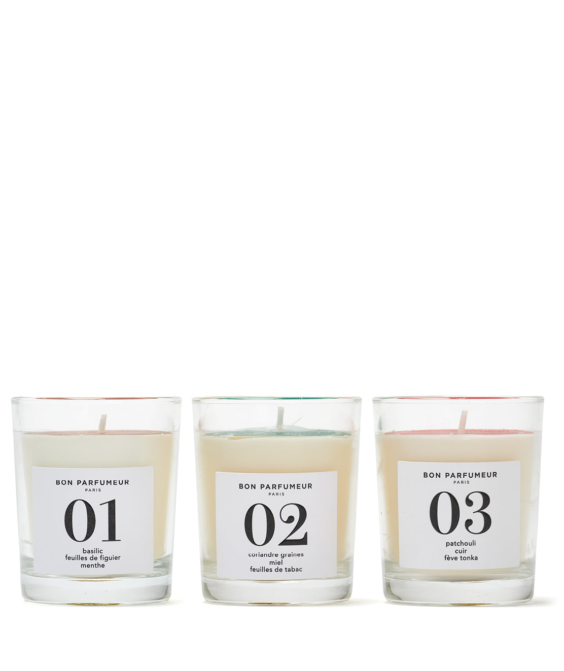 Bon Parfumeur 01 02 03 Mini Candle Set One Size