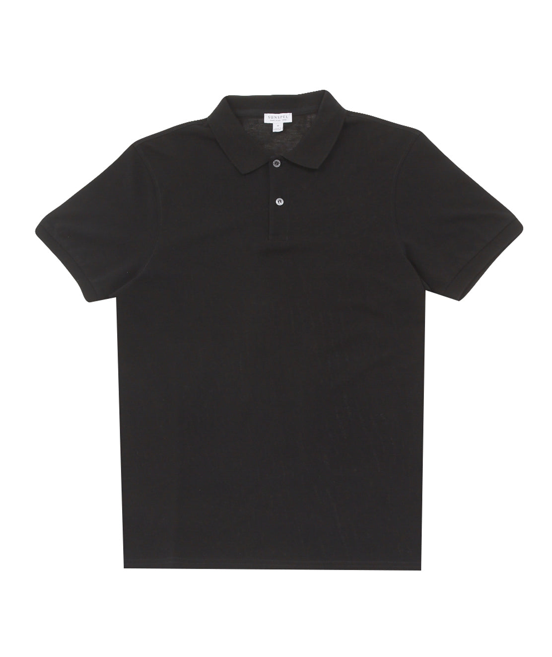 Small Black Pique Polo Shirt