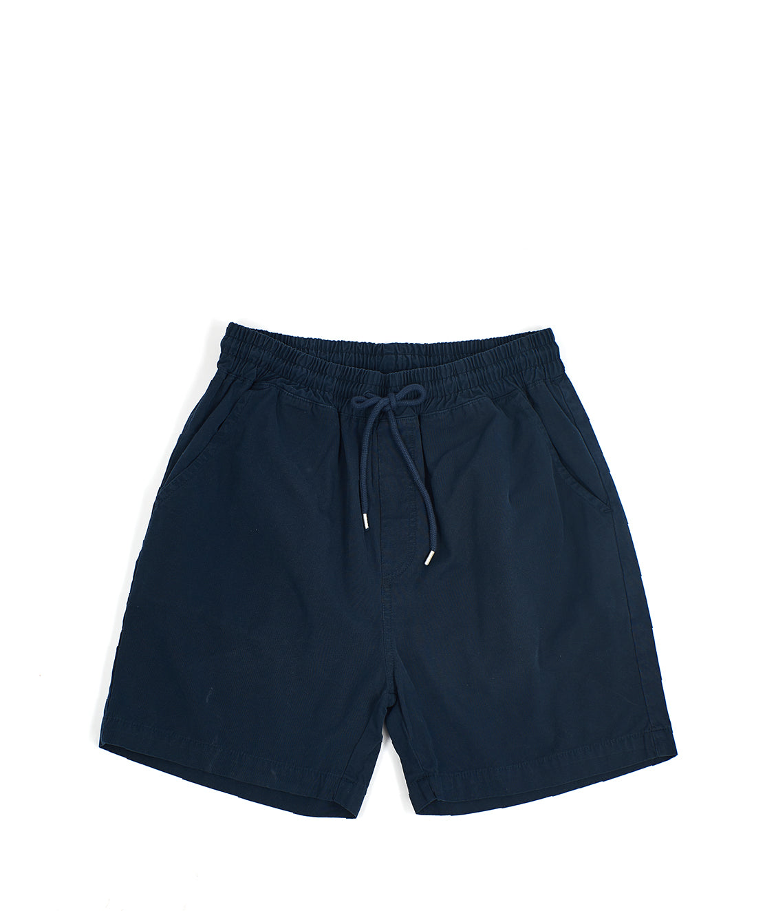 Navy Blue Organic Twill Shorts