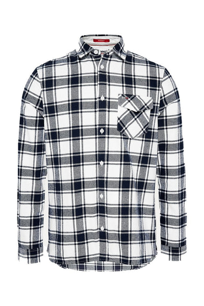 Camisa Flannel White