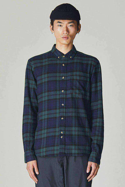 Navy Flannel Shirt