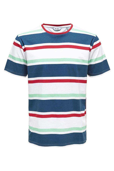 Striped T-shirt Onslex Blue / Red