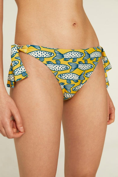 Fish Print Bikini Briefs