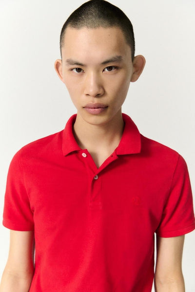 Ted Slim Polo Shirt Red