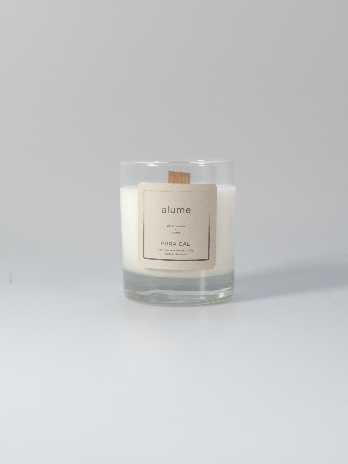 Pura Cal Vegan Alume Aromatic Candle Beach 