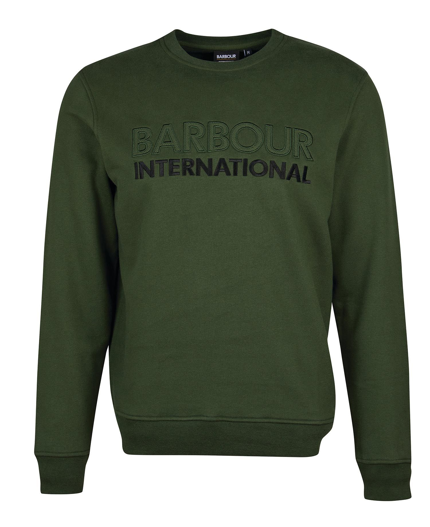 Barbour International Carbon Sweatshirt Kombu Green