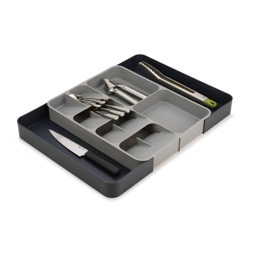 Joseph Joseph DrawerStore Expanding Cutlery, Utensil and Gadgets Organiser - Grey