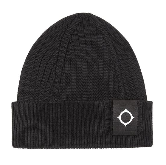 Rib Beanie Hat Black