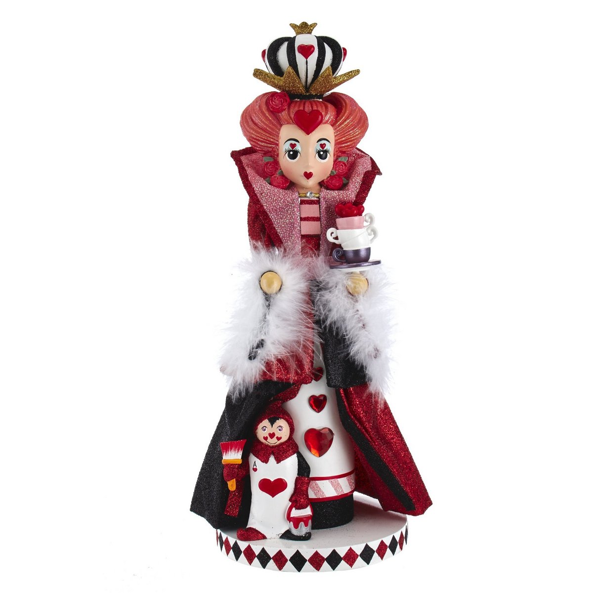 Kurt S. Adler Alice in Wonderland Nutcracker Queen Of Hearts