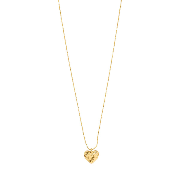 Sophia Heart Pendant Necklace - Gold