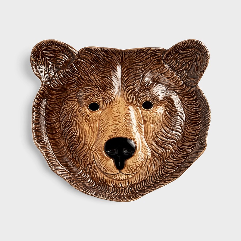 &klevering Plate grizzly bear