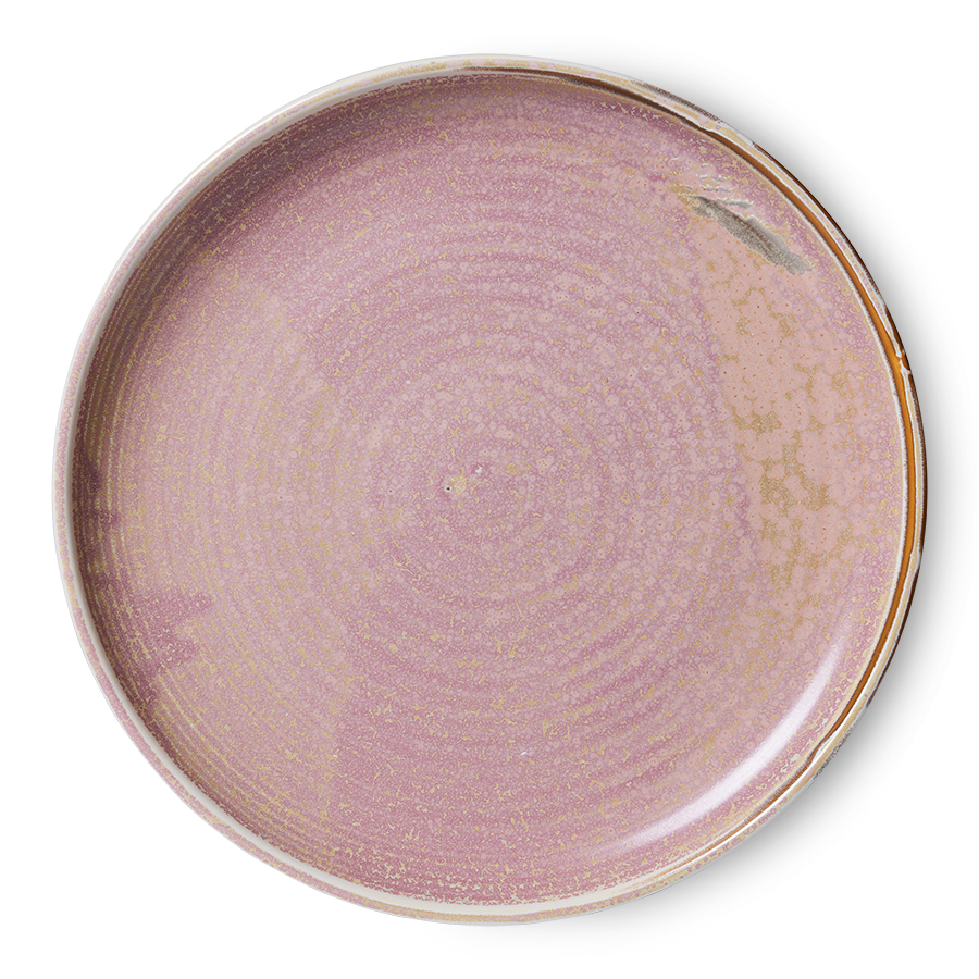 Home Chef Dinner Plate - Rustic Pink