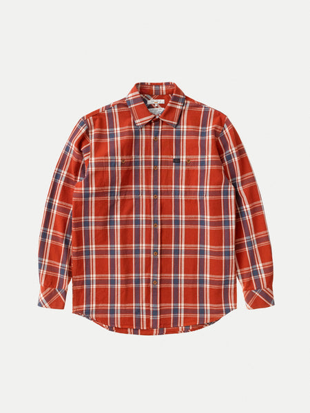 Filip Basket Plaid Shirt - Red