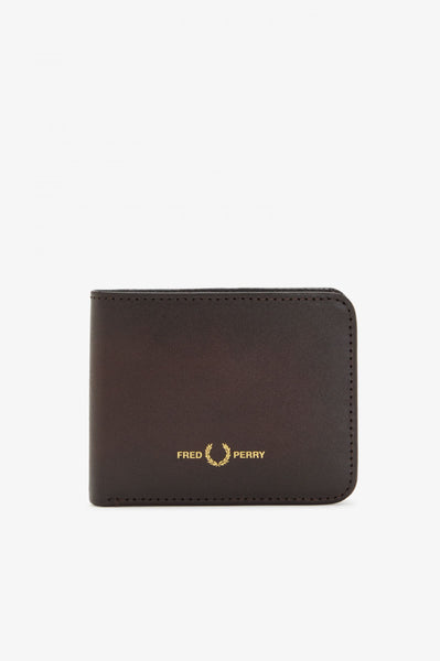 Burnished Leather Bifold Wallet - Ox Blood