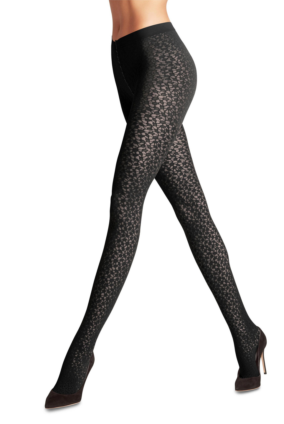 Small Stone 30 Den Tights - Black