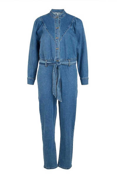 Manya Medium Blue Denim Jumpsuit