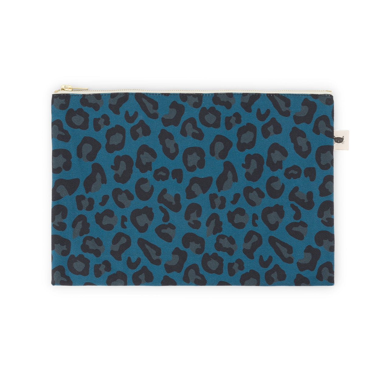 Lili Leopardo Blue Lili clutch bag