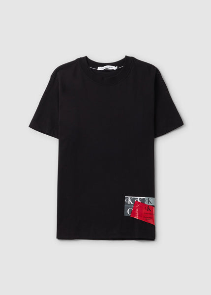 Mens Disrupted Ck Box Urban T-shirt In Black