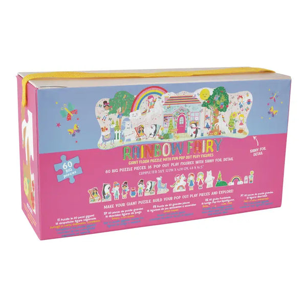 Floss & Rock 60pc Giant Floor Puzzle With Pop Out Pieces - Rainbow Fairy