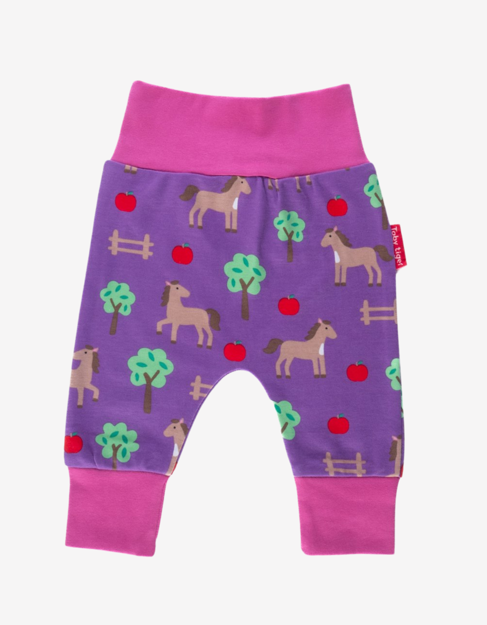 Organic Horse Printed Yoga Pants