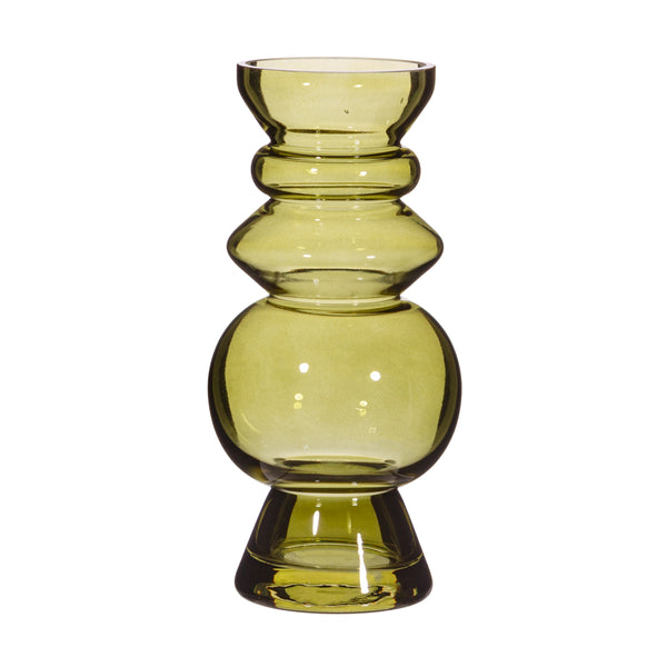 Selina Green Glass Vase