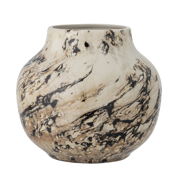 Bloomingville Marble Effect Stoneware Vase