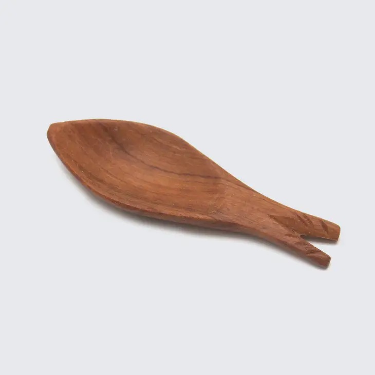 AARVEN Olive Wood Fish Spoon