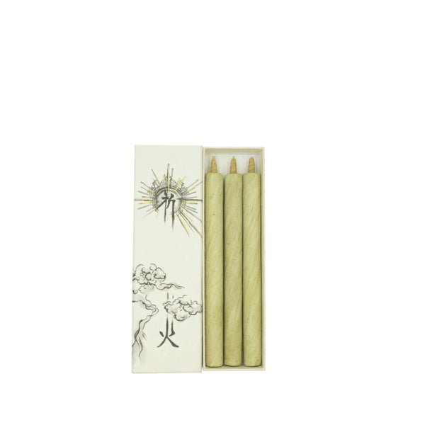 Japan-Best.net Japanese "warosoku" Candle Purification - White Sage