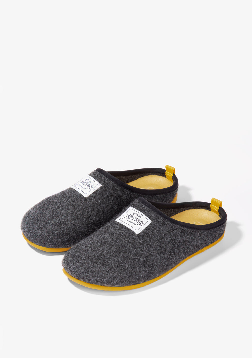 Black & Yellow Slippers - Womens