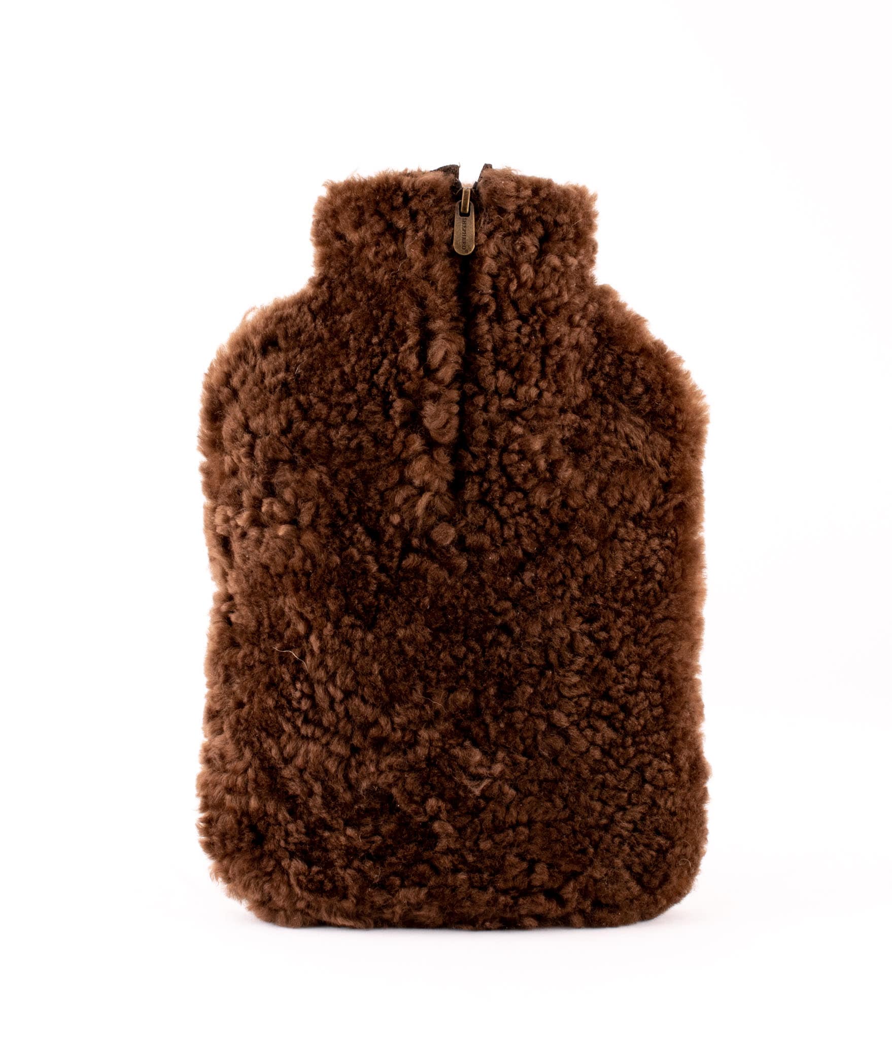 Kerri Sheepskin Hot Water Bottle Cover Grey