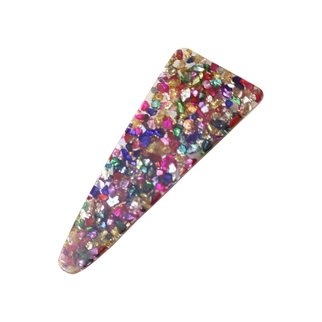 Triangular Resin Hair Clip