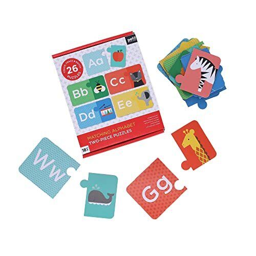 PetitCollage Matching Alphabet Two-piece Puzzles