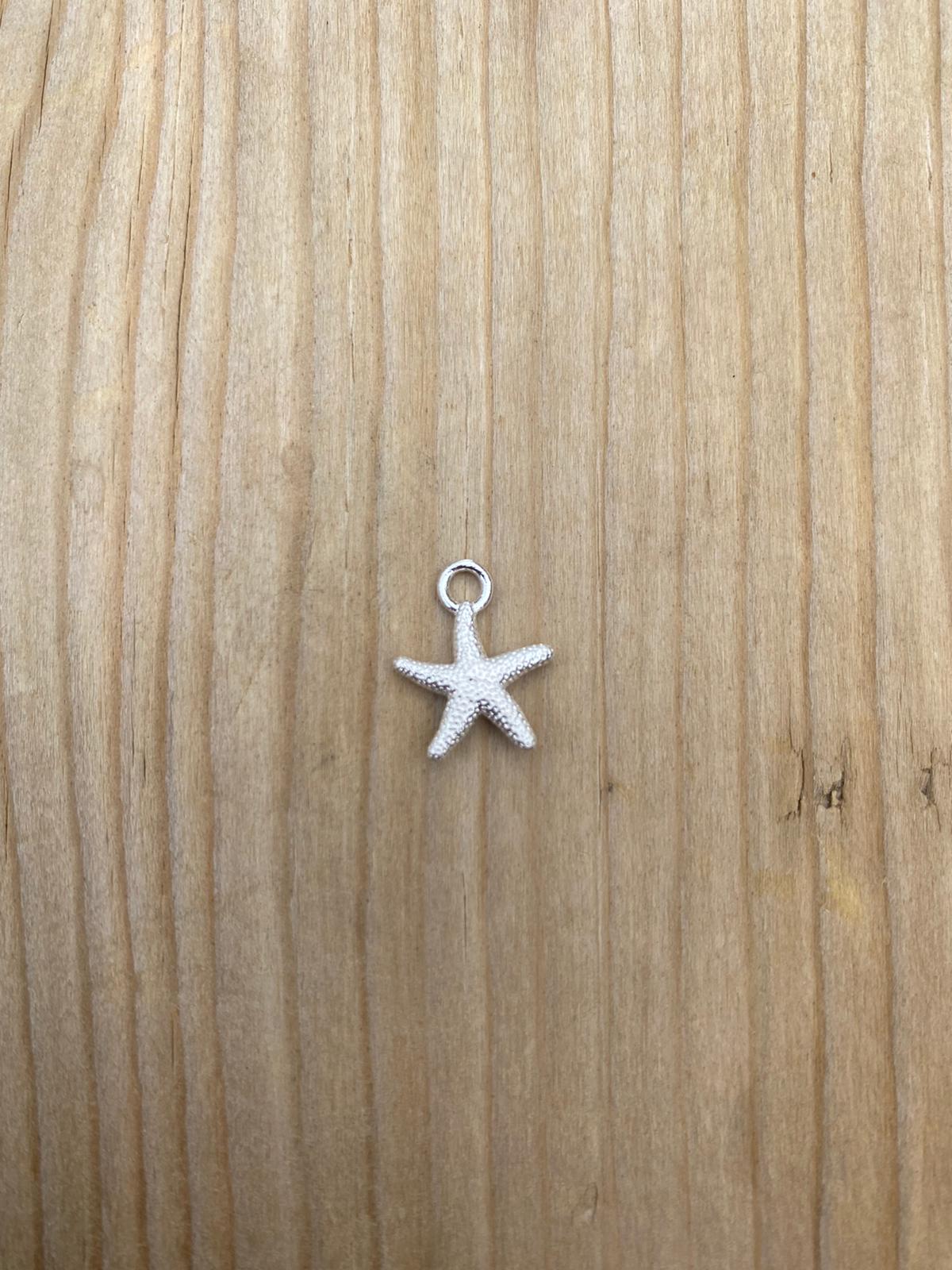 Starfish Charm - Silver