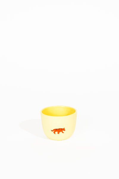 Small Cup - Yellow - Tiger