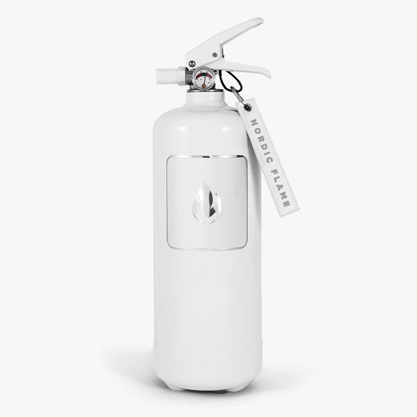 Nordic Flame Fire Extinguisher 2 kg - White