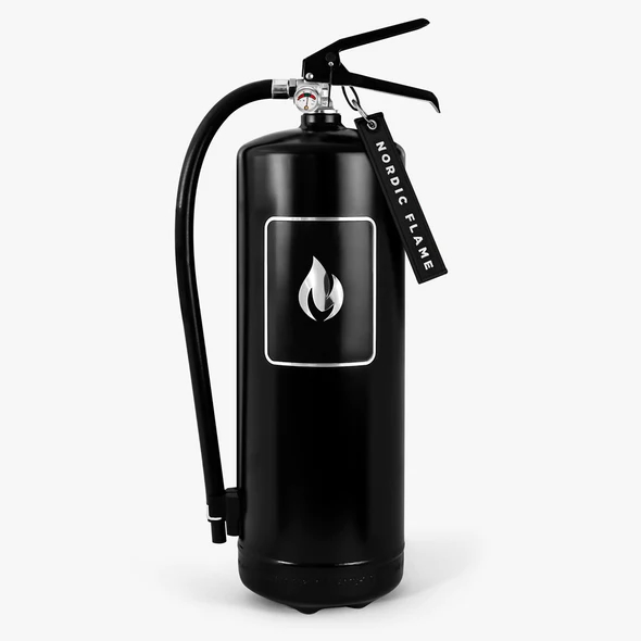Nordic Flame Fire Extinguisher 6 kg - Black