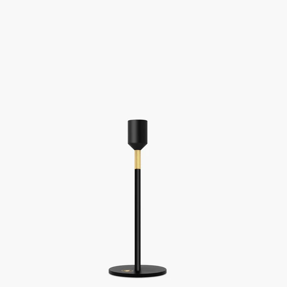 Nordic Flame Candle Holder - Black 19 cm 